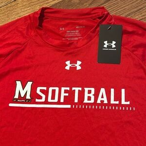 University of Maryland Under Armour Short Sleeve Softball T-Shirt